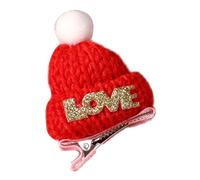 Horquillas de punto navideñas - Horquilla de gorro de punto navideño e interesante | Productos de belleza para el hogar, fiesta de Navidad, reuniones, citas, viajes, árbol de Navidad Huasean