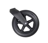 Horquillas de repuesto duraderas universales para la mayoría de sillas de ruedas, PVC grueso ABS, horquilla delantera de 8 pulgadas y kit de ruedas