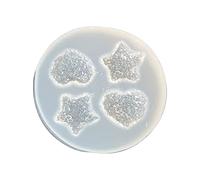 Horquillas de silicona con forma de estrella de mar, moldes para el pelo, moldes para resina epoxi, llaveros, colgantes, manualidades, molde de silicona, colgante