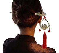 Horquillas grandes para el pelo para mujer, pasadores de pelo retro con borlas para mujeres y niñas, estilo vintage, horquillas para el pelo para mujer, accesorios para el cabello vintage
