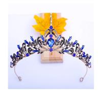 Horquillas MoñO Bridal Headwear Gold-Colour Women's Full Of Classical Temperament Wedding Crown Girl Birthday Dazzling Tiaras(Color-5)