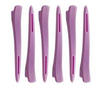 Horquillas para el cabello con pico D', pinzas para el cabello para peinar, pinzas para el cabello antideslizantes, 6 pinzas para el cabello para seccionar el peinado, juego de pinzas para picos de