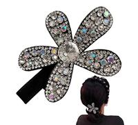 Horquillas para el pelo con diamantes de imitación, horquilla de metal brillante vintage para mujer, para salón, hogar, viajes, boda, novia, aseo, fiesta, verano, diario, Año Nuevo, cumpleaños