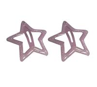 Horquillas para el pelo con diseño de estrella hueca con purpurina, pasadores para el pelo, accesorios para mujeres y niñas, pinzas para el pelo para mujeres, niñas, niños pequeños, color plateado
