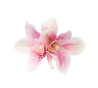 Horquillas para el pelo con diseño de orquídea hawaiana, estilo bohemio, accesorios de boda, horquilla de doble flor para dama de honor