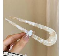 Horquillas para el pelo con estilo francés palitos para el pelo ácido acético horquillas en forma de U moños peinados vintage para mujeres y niñas accesorios para el cabello diadema.