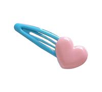 Horquillas para el pelo con forma de corazón de color caramelo, para niñas calientes, de resina, con forma de corazón, para adolescentes