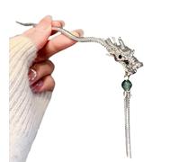 Horquillas para el pelo con forma de dragón para niñas calientes para tomar fotos, pin de boda chino para mujeres y niñas, pasadores en forma de dragón para la vida cotidiana, grandes, elegantes