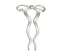 Horquillas para el pelo con forma de lazo, para mujer, elegante, con puntas largas, moño tradicional para cabello largo y peinados elegantes