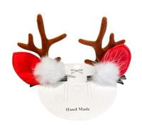 Horquillas para el pelo de cuerno, elegantes pasadores de Navidad, pinzas de pelo de reno, accesorios de moda para mujeres y niñas