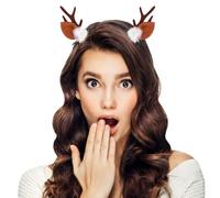 Horquillas para el pelo de cuernos de ciervo, bonitas horquillas para el pelo, diademas de reno, relleno de calcetines, accesorios festivos para el cabello para mujer