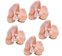 Horquillas para el pelo de flores de primavera Phalaenopsis a la moda para vacaciones junto al mar W2M0 Pro Sweet Accessories Pinzas para el pelo para fotos