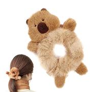 Horquillas para el pelo para mujer | Bonitos clips para capibara de peluche, suaves y peludos, de diseño grueso o fino | Chicas perfectas, agregan encanto Estilo: ideal para usar todos los días