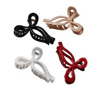 Horquillas para mujer | 4 piezas de pinzas plegables | Clip flexible de garra | Para uso diario deporte actividad escolar cumpleaños niñas pequeñas adolescentes jóvenes hija madre