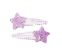 Horquillas para para niños, pinza para con forma de estrella brillante para niños, ropa de escenario, adorable tocado para niñas de los años 2000, horquillas de colores brillantes