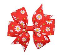 Horquillas Pelo 20pcs / lot impreso de flores arcos con el clip for las niñas Grosgrain Cinta Boutique Boutique CLIP CLIP BARRETTAS ACCESORIOS DE PELO Horquillas(11)
