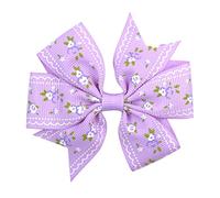 Horquillas Pelo 20pcs / lot impreso de flores arcos con el clip for las niñas Grosgrain Cinta Boutique Boutique CLIP CLIP BARRETTAS ACCESORIOS DE PELO Horquillas(8)