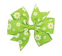 Horquillas Pelo 20pcs / lot impreso de flores arcos con el clip for las niñas Grosgrain Cinta Boutique Boutique CLIP CLIP BARRETTAS ACCESORIOS DE PELO Horquillas(14)