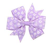 Horquillas Pelo 20pcs / lot impreso de flores arcos con el clip for las niñas Grosgrain Cinta Boutique Boutique CLIP CLIP BARRETTAS ACCESORIOS DE PELO Horquillas(1)