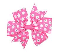 Horquillas Pelo 20pcs / lot impreso de flores arcos con el clip for las niñas Grosgrain Cinta Boutique Boutique CLIP CLIP BARRETTAS ACCESORIOS DE PELO Horquillas(5)