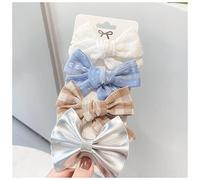 Horquillas Pelo 4pcs / set Fashion Dulce Pein Clips PU Arcos for el cabello for chicas lindas Boutique Cinta Horquillas Horquillas(14)