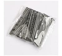 Horquillas Pelo 50 unids 4 colores 5 cm clip de pelo dama horquillas rizado ondulado empuñaduras peinado peluqueros mujer estilo accesorios for el cabello Horquillas(Silver)