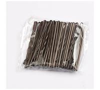 Horquillas Pelo 50 unids 4 colores 5 cm clip de pelo dama horquillas rizado ondulado empuñaduras peinado peluqueros mujer estilo accesorios for el cabello Horquillas(Brown)