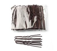 Horquillas Pelo 50 unids/bolsa 5 cm en forma de la aleación en forma de horquillas de aleación onduladas Pinzas de pelo simple Harrettes de metal Simple Herramientas Peinado Herramienta Pinzas for e