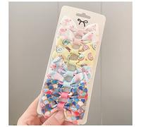 Horquillas Pelo 8pcs / lote Grosgrain Cinta Pelo Bows Clips Print Mini Arcos for Girls Headwear Best Gifts Horquillas(12)