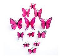 Horquillas Pelo Hadas Cosplay Turquesa Pin Pin Pin Sólido Enchanted Forest Magical Bridal 12pcs / Set Hairclips Horquillas(Rose Red)