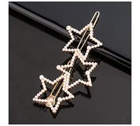 Horquillas Pelo Moda Pearl Cabello Clip for Mujeres Niñas Diseño Elegante Diseño Triangular Estrella Redonda Horquilla Pin Barrette Pin Pines Showstail Cabello Accesorios Horquillas(9)