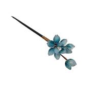 Horquillas Pelo Mujer 2 horquillas for el pelo con forma de flor azul, estilo antiguo, sándalo, vintage, for decorar moños