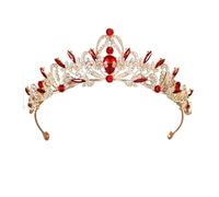 Horquillas Pelo Mujer Bridal Headwear Gold-Colour Women's Full Of Classical Temperament Wedding Crown Girl Birthday Dazzling Tiaras(Color-3)