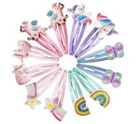 Horquillas Pelo Niña Unicornio 12PCS, Set Horquillas niña, Complementos Pelo niña, Clips Pelo Niña, Accesorios Pelo, Regalos de cumpleaños y fiestas