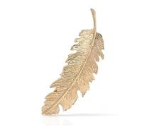 Horquillas Pelo PC 1 Peña de hoja CLIPTOR DE PANTENIMIENTO PANTENIMIENTOS for MUJERES ACCESORIOS DE PELO DE PELO DE MODA DULCE DULCE DULCE CLEANFIENDO PELIGHT 3 TIPOS HORARIOS Horquillas(Gold)