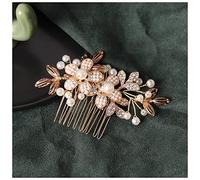 Horquillas Pelo Vintage Hecho a mano Oro Accesorios for el cabello Perlas Perlas Crystal Horquillas Clips Palillos Mujeres Joyería de pelo Cabezal for la novia Chica Horquillas