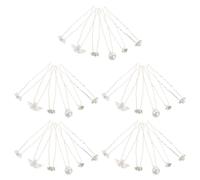 Horquillas Perlas y Pedrería para Novia, 30 Piezas | Aleación y Plástico, 7, 30x1, 00x1, 00cm, para Boda y Graduación, Ajuste Estable