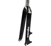 Horquillas rígidas para bicicletas de 28,6 mm, tubo recto, plegables, de 14, 16, 18, 20 y 22 pulgadas, horquilla delantera, freno de disco/C, de fibra de carbono, rígidas, de liberación rápida, QR d