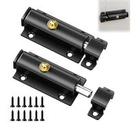 HORREX 2 PCS Pestillo Puerta Automático de Muelle Cerrojo Puerta Interior