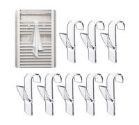 HORREX Ganchos Calentadores de Toallas, Ganchos Para Toallas del Hogar,Transparente Accesorios Para Toalleros Eléctricos,Toallas Colgantes,Toallas de Baño,8 Piezas