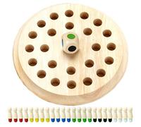 HORREX Juego Memory Ajedrez Montessori, Juegos de Memoria Adultos Divertido, Tablero Ajedrez de Madera Educativo Ayuda a Mejorar Memoria y Percepción del Color para Hombres Mujeres Adultos