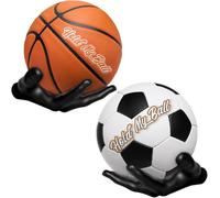 HORREX Yoga Soporte de Pared para Pelota de Pilates Soporte de Pared para Balones de Balonmano de para Pelota de Baloncesto de para Baloncesto Fútbol Voleibol Fútbol Rugby