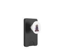 Horrible Halloween Mansion Spire Reloj Murciélagos Luna PopSockets PopWallet para MagSafe