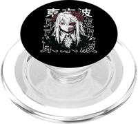 Horror Anime Goth Girl Oni Máscara Espeluznante Japonés Terror Manga PopSockets PopGrip para MagSafe