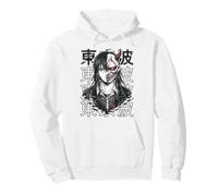 Horror Anime Goth Girl Oni Máscara Espeluznante Japonés Terror Manga Sudadera con Capucha