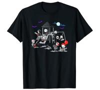 Horror Clubhouse In Park Halloween Costume Gift T-Shirt Black L