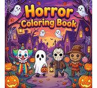 Horror Coloring Book: Vol 2: Cute and Creepy Spooky Monsters | Halloween Activity Coloring Book for Adults, Teens, and Beginners with Bold and Easy Lines