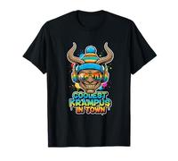 Horror Dämon Teufel Frau Kramperl Outfit refresca Krampus Town Camiseta