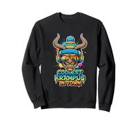 Horror Dämon Teufel Frau Kramperl Outfit refresca Krampus Town Sudadera