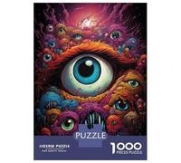 Horror de Ojo cósmico 1000 Piezas Puzzle Clásico Paquete De Puzzle, Cartón Resistente - DIY Familiar Divertido, Decoración Bonita, Regalo De Cumple Niños 38x26cm/1000pcs